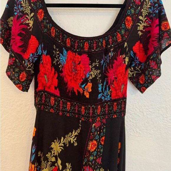 Jealous Tomato Black Floral High Low Dress - Picture 4 of 8